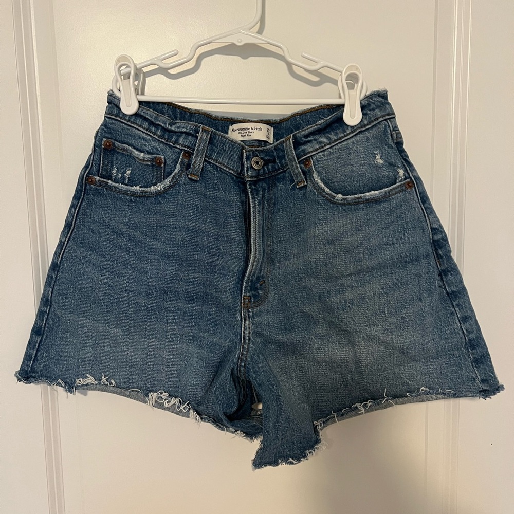 A&F High Rise Dad Shorts
